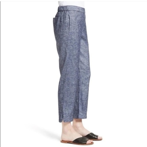 Theory "Thorina" Pants Linen Blend Size 2 EUC - Picture 2 of 6